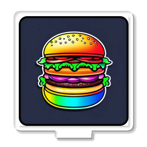 colorful hamburger アクリルスタンド