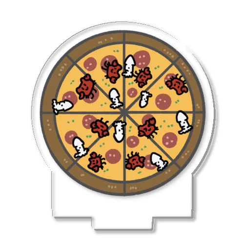 ほらをた娘 くぁに＆いくぁ PIZZA アクリルスタンド