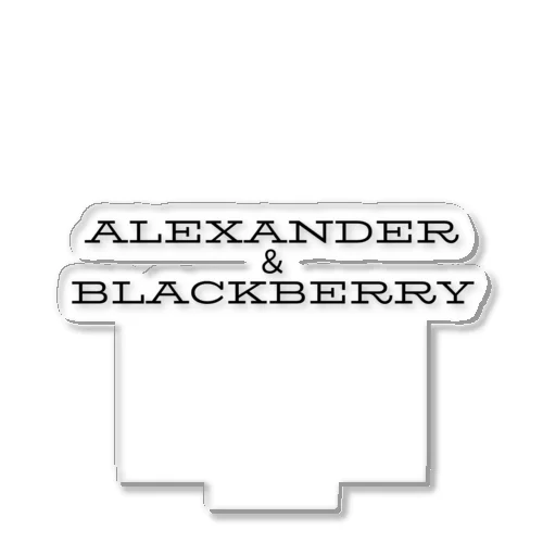 Alexander ＆BlackBerry Acrylic Stand