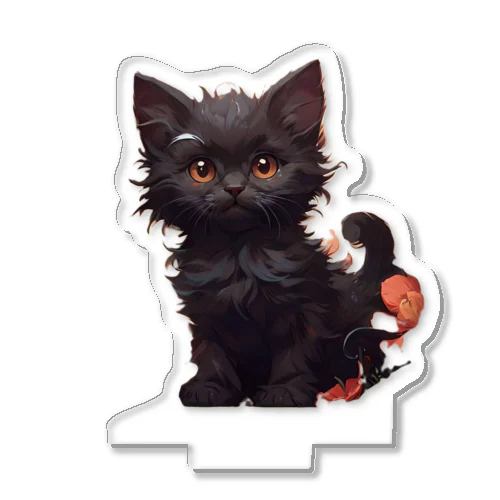 黒猫イラスト Acrylic Stand