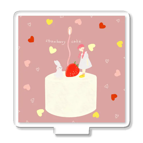 strawberry cake Acrylic Stand