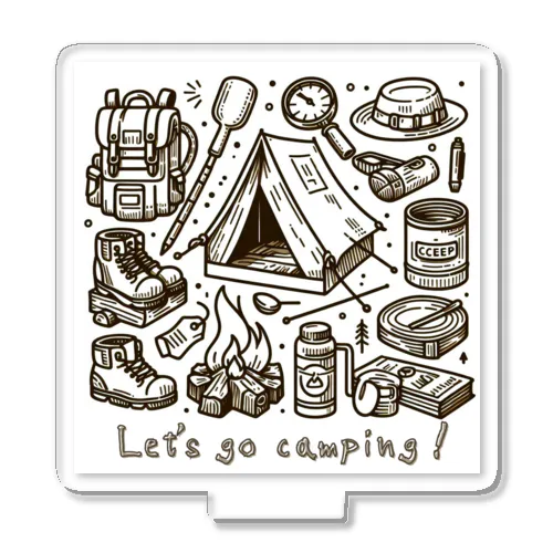 キャンプに行こう！【Let's go camping!】 アクリルスタンド