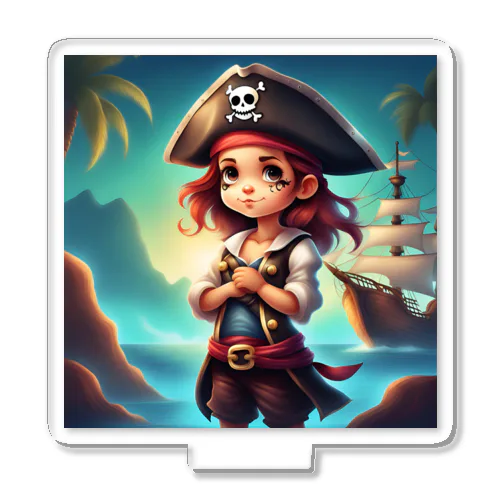 可愛い海賊の女の子 アクリルスタンド