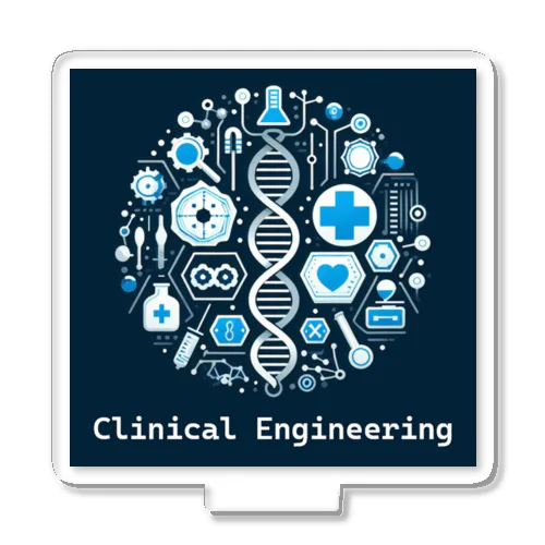 臨床工学技士ロゴ2 アクリルスタンド