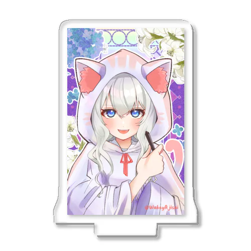 ペンを持つ代理ちゃん(背景ありver.) Acrylic Stand