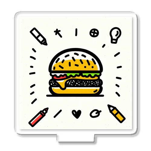 ハンバーガーくん アクリルスタンド