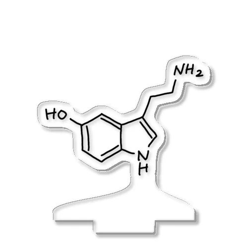 精神安定 セロトニン（ブラック）Serotonin（Black） アクリルスタンド