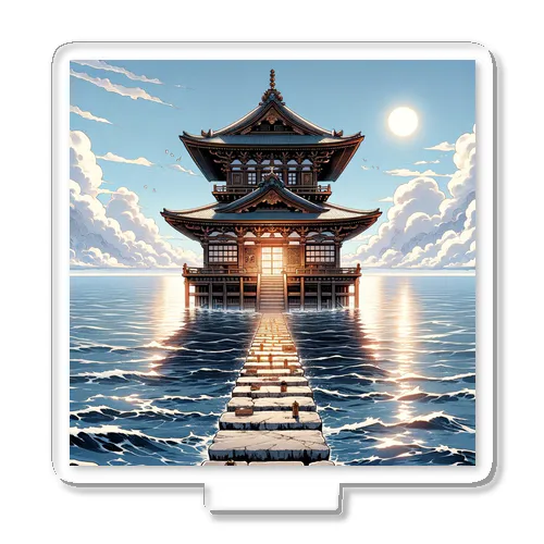 Sanctuary of the Sea: Pathway to Serenity Acrylic Stand