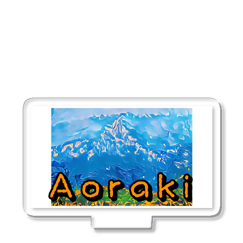 Aoraki 〜自然の宝石箱:油絵バージョン〜 Acrylic Stand