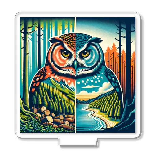 The Owl's Lament for the Disappearing Forests アクリルスタンド