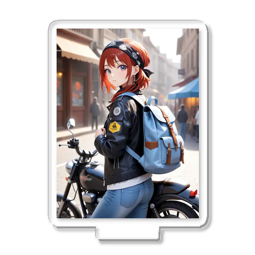 バイク女子そら Acrylic Stand