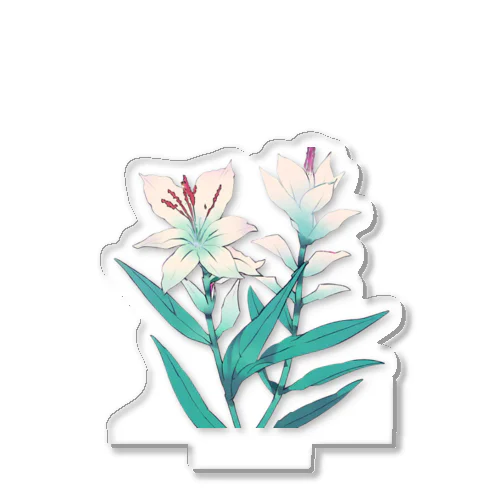 RetrowaveFlower-イキシア- Acrylic Stand