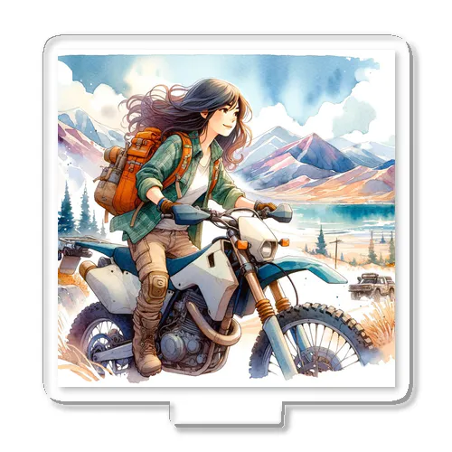 バイク女子リナ アクリルスタンド