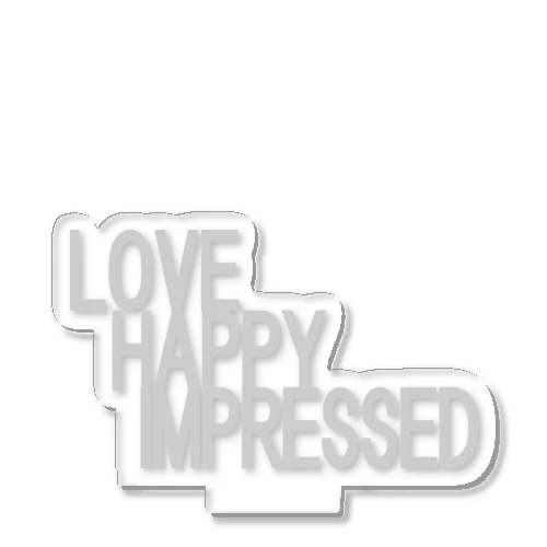 愛　幸せ　感動　love　happy　impressed アクリルスタンド