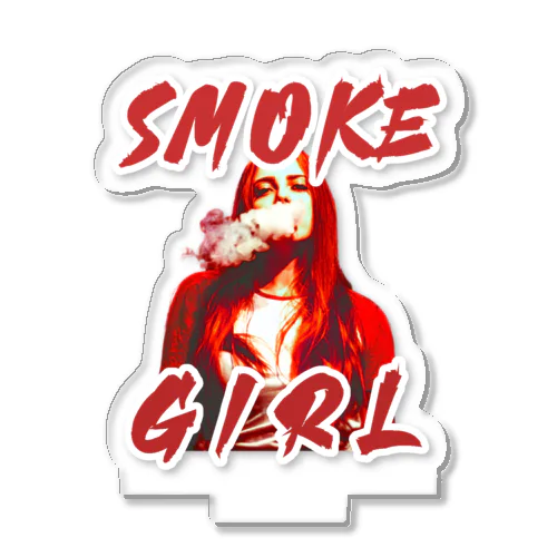 SMOKE_GRL002 Acrylic Stand