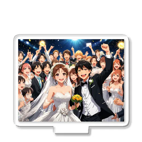 結婚式でハッピー♡ハッピー！ アクリルスタンド