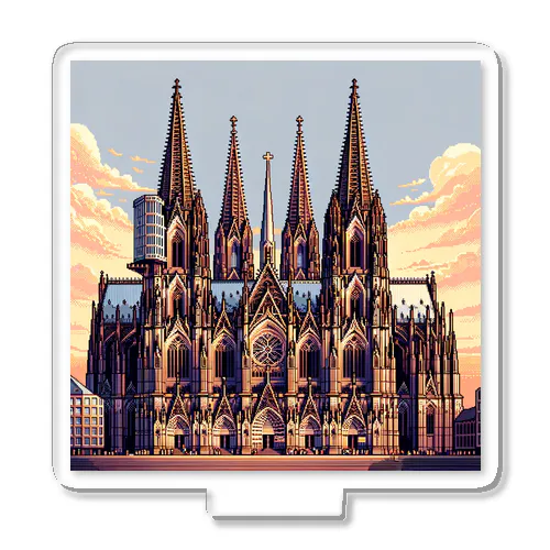 ケルン大聖堂（pixel art） アクリルスタンド