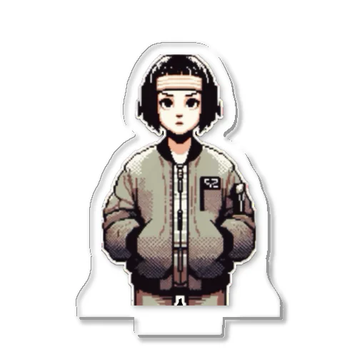 girl（pixel art） アクリルスタンド