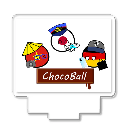 Choco Ball Family  Acrylic Stand