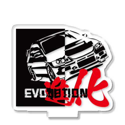 Evolution9-Black Acrylic Stand