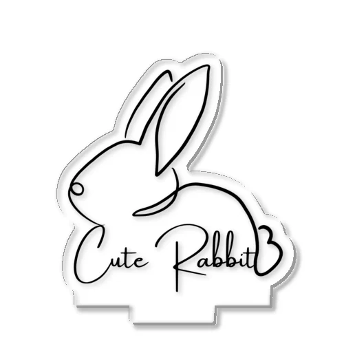 Cute Rabbit アクリルスタンド