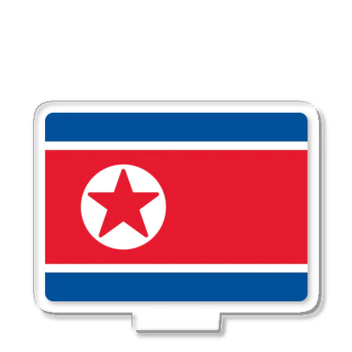 北朝鮮の国旗 アクリルスタンド