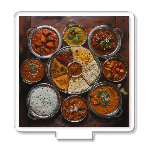 インド・ネパール料理の盛り合わせ　kouchan 1616 Acrylic Stand