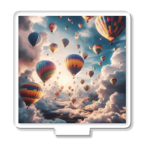 カラフルな気球de旅 アクリルスタンド
