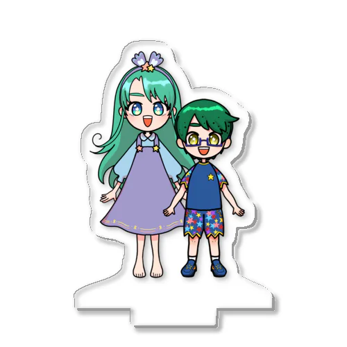 二星ぼに＆まさくん★ややわたし絵 Acrylic Stand