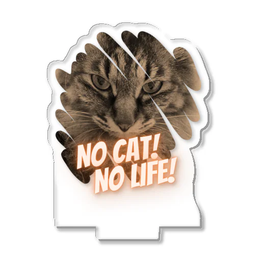 NO CAT! NO LIFE! Acrylic Stand