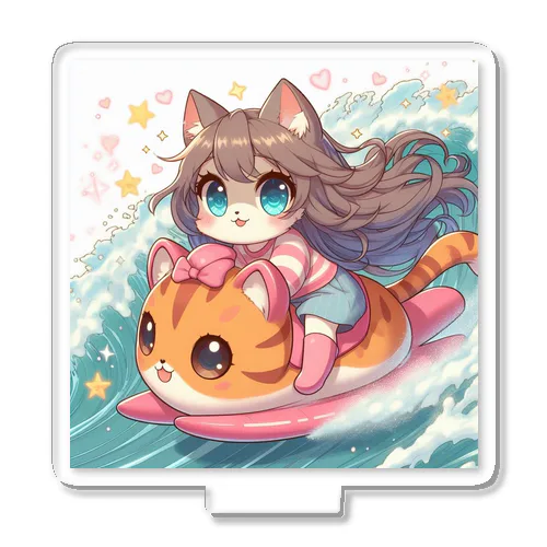 海辺のサーファー気分 Acrylic Stand