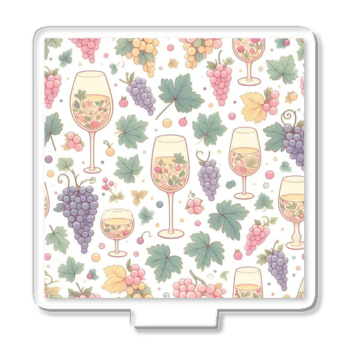 Wine and Grapes Acrylic Stand