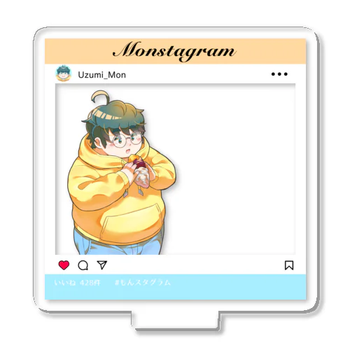 秋ずみもんポラロイド風🍠 Acrylic Stand