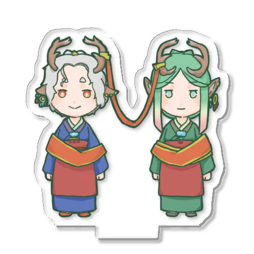 緑翠と白妙のアクスタ Acrylic Stand