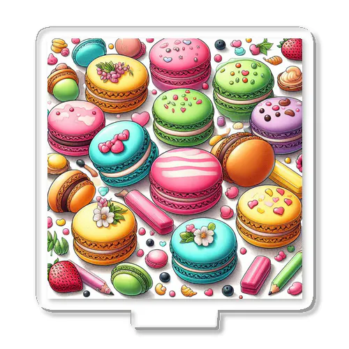 カラフルmacaron Acrylic Stand