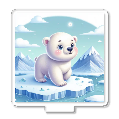 氷の上にいる白熊 アクリルスタンド
