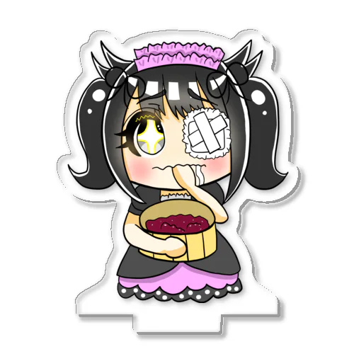 小豆洗いの黒猫ちゃん Acrylic Stand