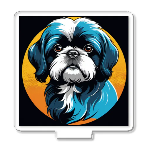 mysterious shih tzu dog アクリルスタンド