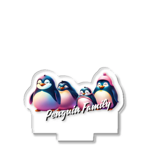 Penguin Family Acrylic Stand