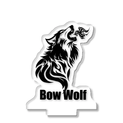 Bow Wolf Acrylic Stand
