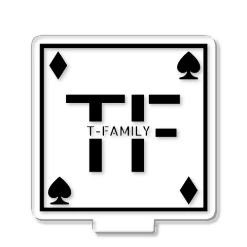 T-fam logo Acrylic Stand