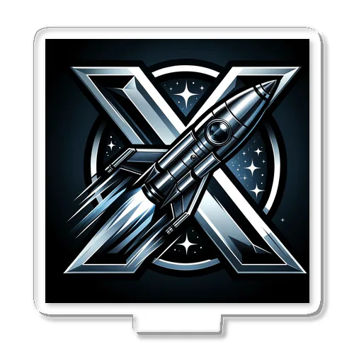 The "X" when it comes to rockets. アクリルスタンド