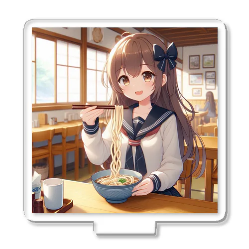 うどんを食べるjk アクリルスタンド