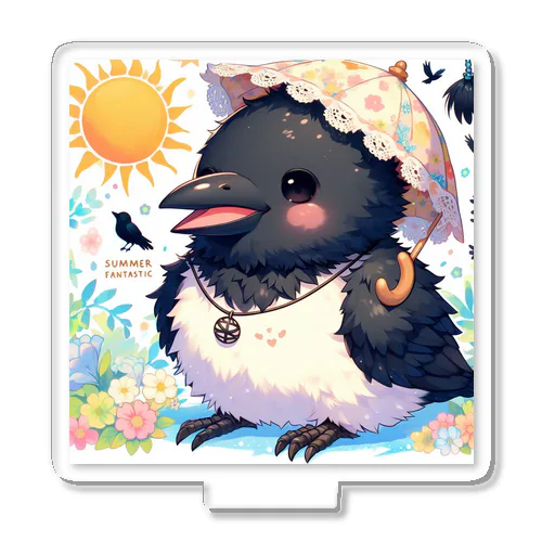 キュートカラス夏 Acrylic Stand