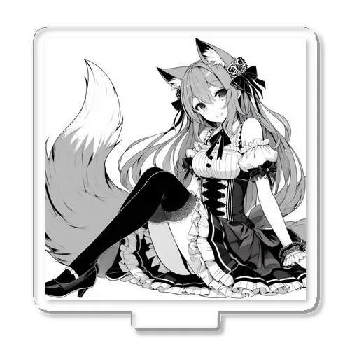 Foxgirl.dress.1 Acrylic Stand