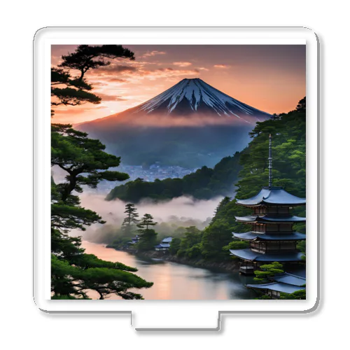 日本の富士山 Acrylic Stand
