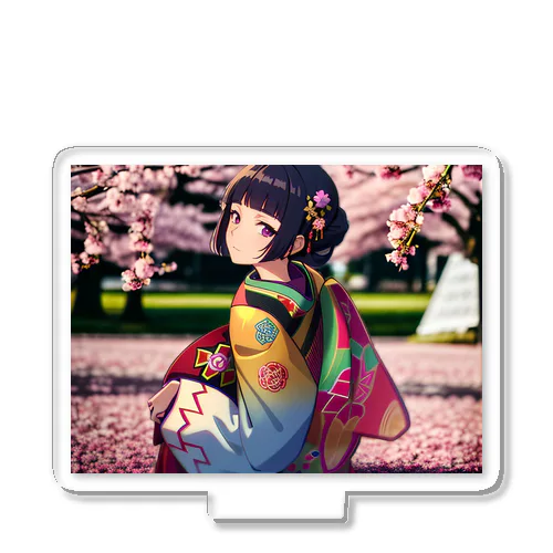 Sakura girl Acrylic Stand