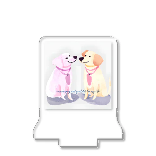 Love Dog Acrylic Stand