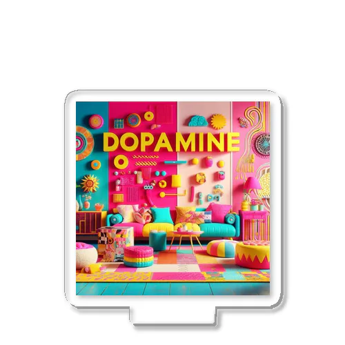 ドーパミンデコールの色彩美学 Acrylic Stand