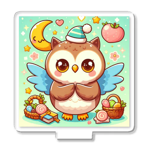 幸運を呼ぶフクロウ🦉⭐ アクリルスタンド